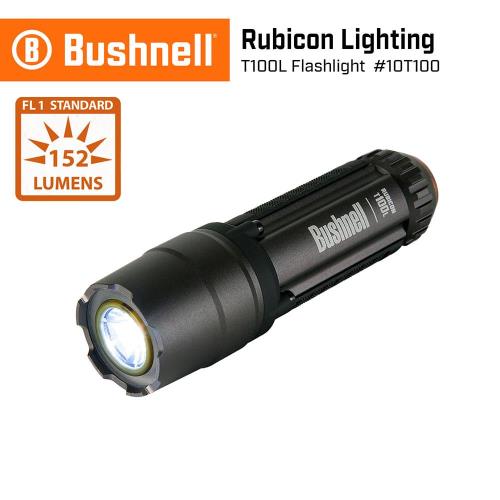 【美國 Bushnell 倍視能】Rubicon 戶外照明 T100L 152流明 小型LED戰術防爆手電筒 10T100 (公司貨)