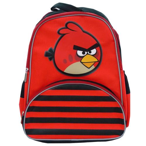 【Angry Birds 憤怒鳥】造型條紋護脊書背包