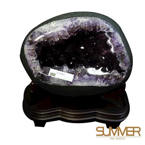 SUMMER寶石 天然 5A濃紫晶洞《5.7KG》(X027)