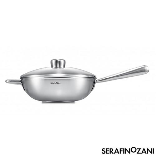 SERAFINO ZANI 尚尼恆温中式不鏽鋼炒鍋28cm