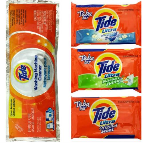 美國Tide 洗衣槽清潔劑(75g)x12+Tide洗衣皂(漂白/天然清香/原始香味3款可互搭)x12