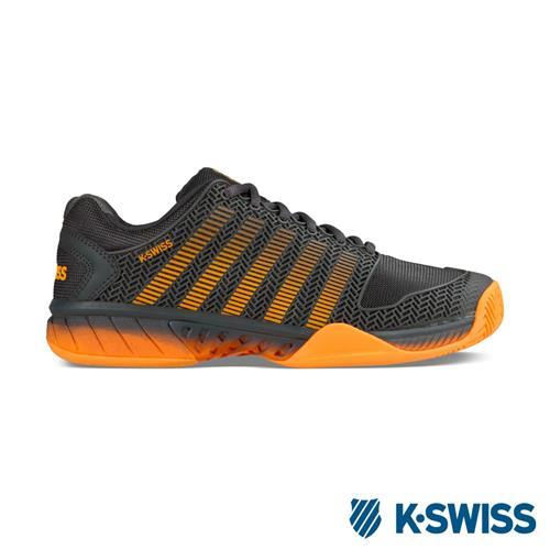 K-Swiss Hypercourt Express輕量網球鞋-男-鐵灰/橘
