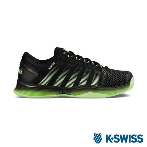 K-Swiss Hypercourt 2.0專業網球鞋-男-黑/綠漸層