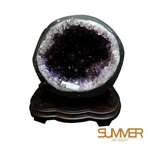 【SUMMER寶石】天然3A紫晶洞《8.1KG》(X033)