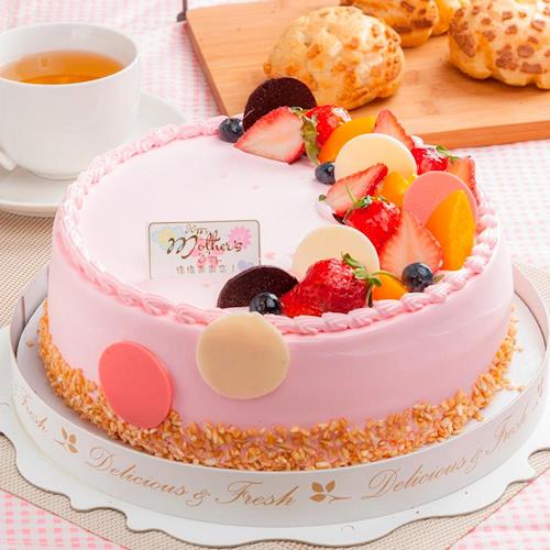 樂活e棧 母親節造型蛋糕-初戀圓舞曲蛋糕6吋