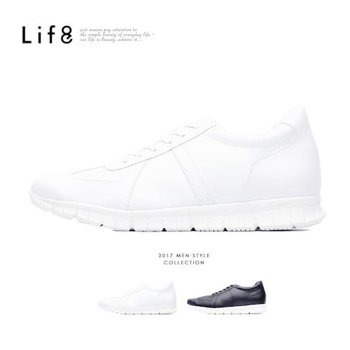 Life8-Sport 牛紋面料 簡約光束運動鞋-09672