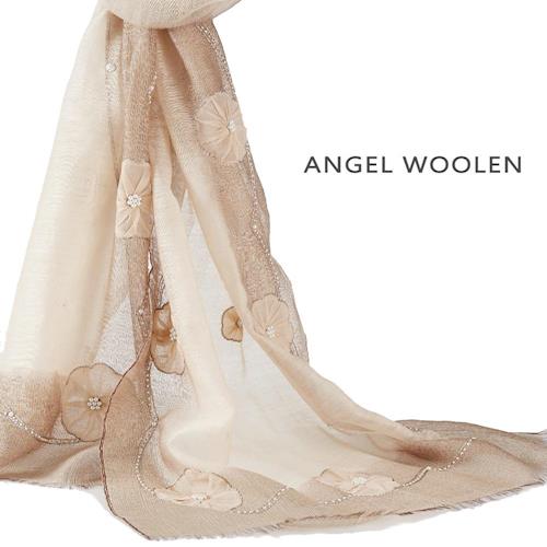 Angel Woolen 優雅風情 印度手工披肩 圍巾(共兩色)