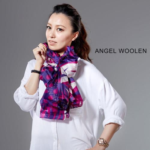 Angel Woolen 銀絲柔光蠶絲披肩 圍巾(共兩色)