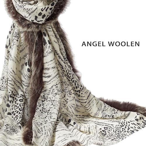 Angel Woolen 狂野魅惑 頂級羊毛披肩 圍巾