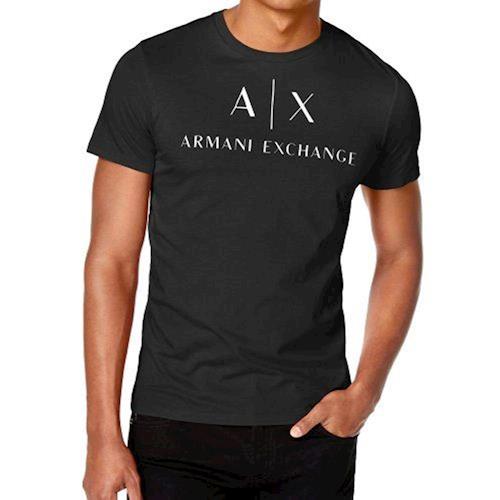A/X 阿瑪尼經典標誌黑色圓領短袖ㄒ恤(預購)