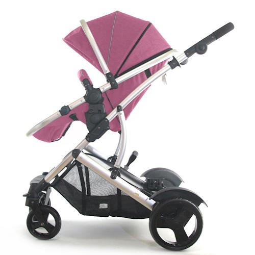 AZZURRA多功能嬰兒推車(可變雙人推車、睡箱)-粉紅