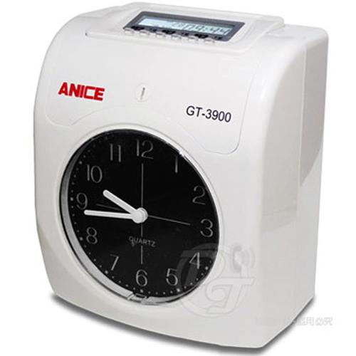 Anice雙色列印高效能六欄位打卡鐘 GT-3900