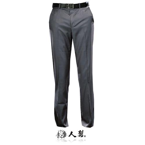 【男人幫】K0425雅痞型男成熟風灰色條紋西裝褲 FS822