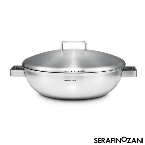 SERAFINO ZANI 尚尼MILAN系列雙耳不鏽鋼炒鍋 36cm