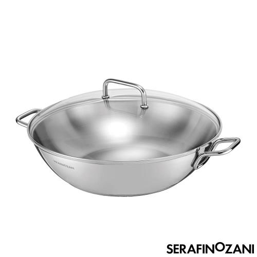 SERAFINO ZANI 尚尼 SYDNEY系列雙耳不鏽鋼炒鍋 34cm