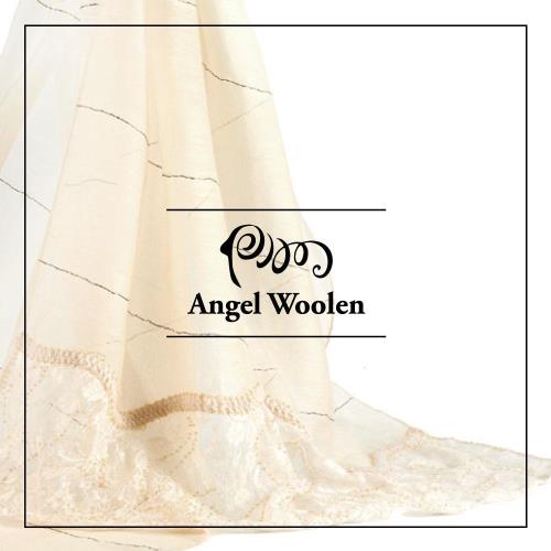 (加1元多1件銀絲柔光蠶絲披肩)Angel Woolen 珠光蕾絲 印度手工蕾絲披肩 圍巾(共兩色)