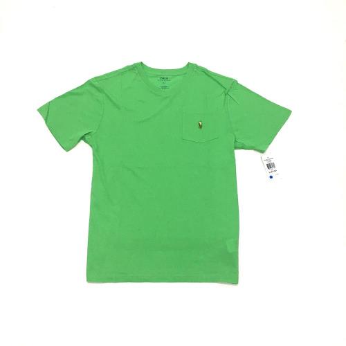 AIU100%【Polo】男款短袖T恤-V領口袋 323551496002
