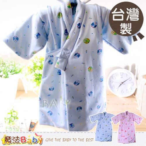魔法Baby~台灣製厚款嬰兒鋪棉保暖和服(藍.粉)~g3306
