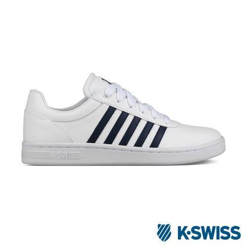 K-Swiss Cout Cheswick S休閒運動鞋-女-白/海軍藍