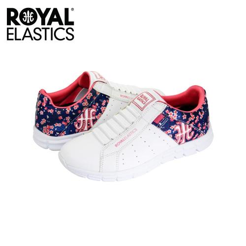 【Royal Elastics】女-Zephyr 休閒鞋-白/碎花布(93372-051)