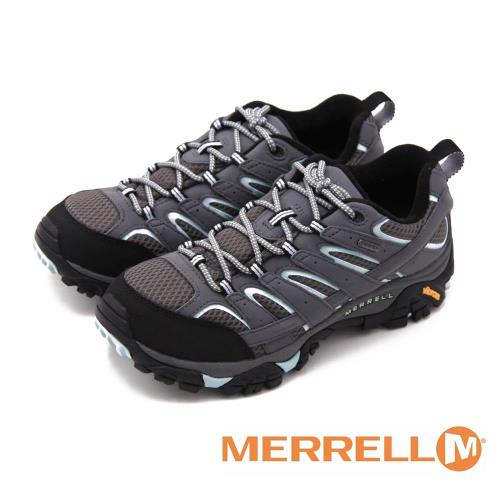 MERRELL MOAB 2 GORE-TEX防水登山運動鞋 女鞋-灰(另有復古灰、藍紫)