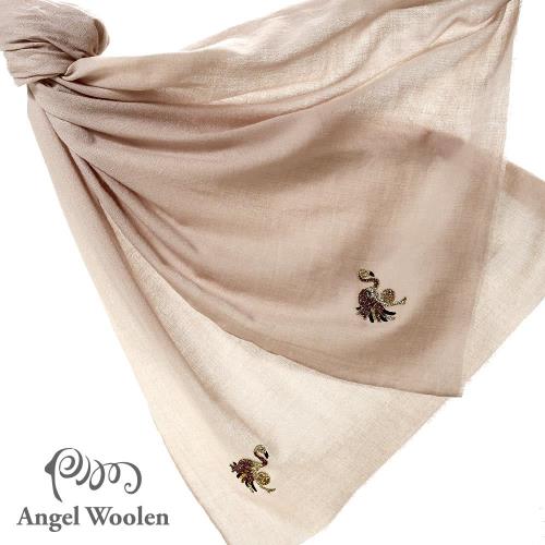 Angel Woolen 印度Pashmina手工羊絨刺繡披肩圍巾(Grace的舞動奇蹟)