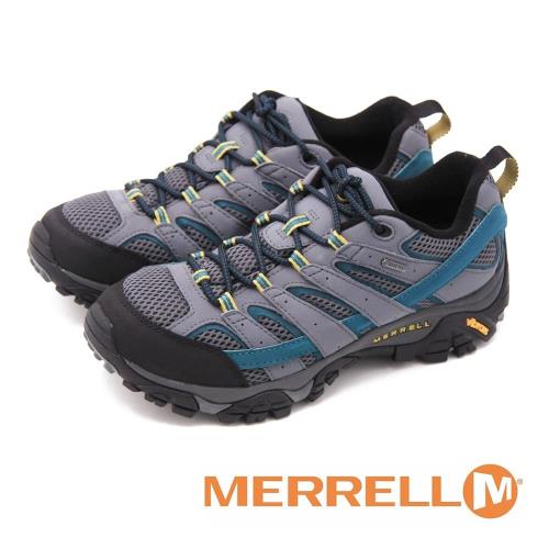 MERRELL MOAB 2 GORE-TEX防水登山運動 男鞋-藍灰(另有黑、復古灰、咖啡)