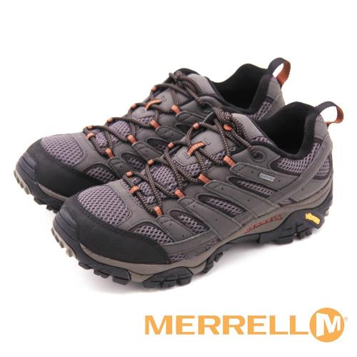 MERRELL MOAB 2 GORE-TEX防水登山運動 男鞋-復古灰(另有黑、咖啡、藍灰)