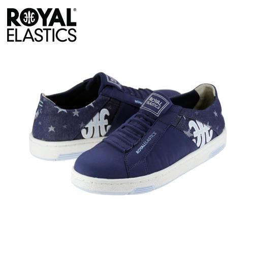 【Royal Elastics】女-Icon Washed 休閒鞋-深藍/星星(92373-555)