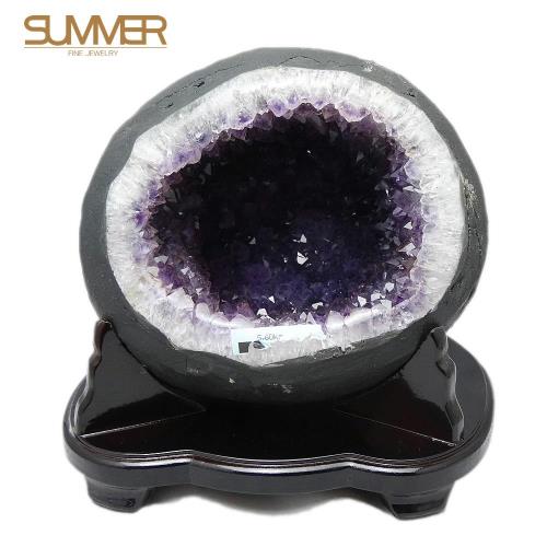 SUMMER寶石 圓滿招財天然紫晶洞《5.6KG》(X059)
