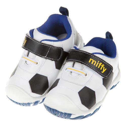 《布布童鞋》Miffy米飛兔黑色足球寶寶學步鞋(13.5~16公分) [ L7Y012D ]   黑色款