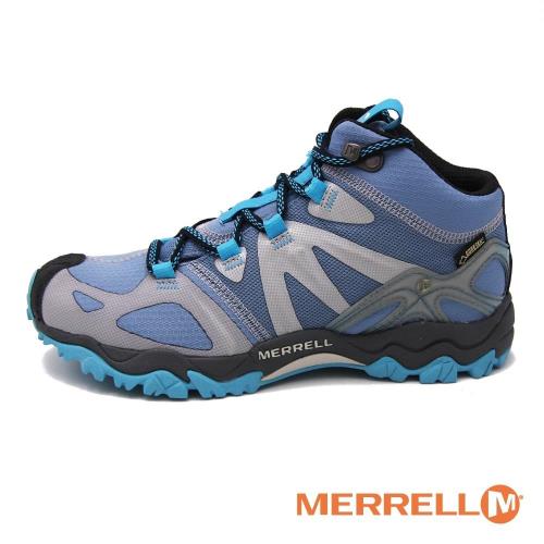MERRELL GRASSBOW MID SPORT GORE-TEX防水登山運動多功能高筒 女鞋-藍(另有紫)