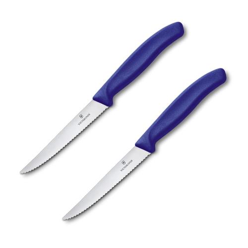 VICTORINOX瑞士維氏 11cm牛排刀 餐刀 (2入) 
