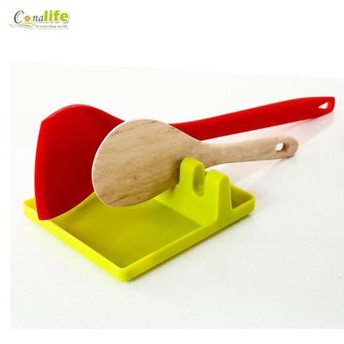 Conalife 升級款廚房枱面鍋鏟湯勺架 (2入)