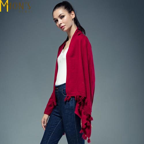 MON’S 時尚造型針織羊毛薄外套