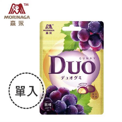 任-森永 DUO嘟歐雙層QQ軟糖-巨峰葡萄 40g x1入