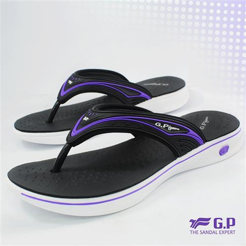 G.P 女款超輕量舒適夾腳拖鞋G8573W-紫色(SIZE:36-39 共三色)