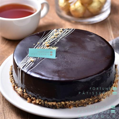 芙甜法式點心坊 經典巧克力蛋糕6吋 x2入