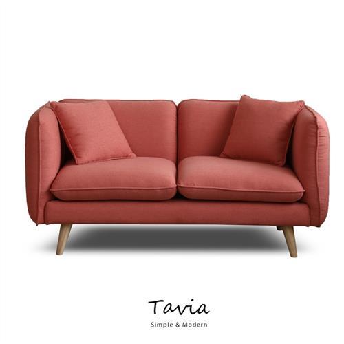沙發/布沙發/雙人沙發 Tavia簡約雙人布沙發【obis】