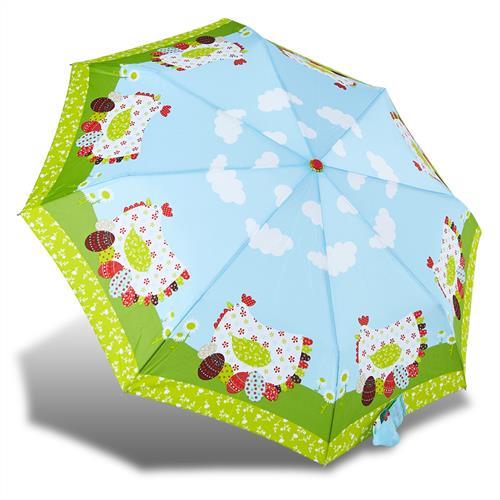 RAINSTORY雨傘-花漾雞(藍)抗UV個人自動傘