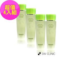 韓國3W CLINIC 蘆薈舒敏保濕化妝水 150ml x 4入(舒敏 保濕 化妝水)