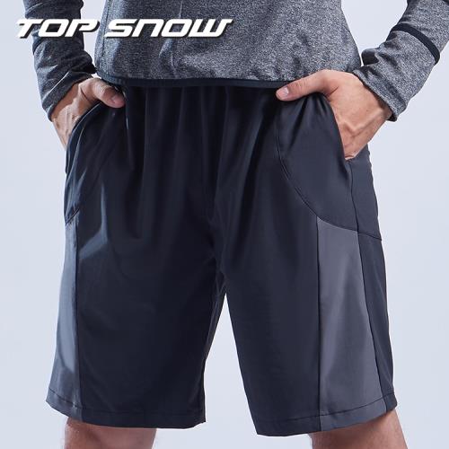 【美國TOP SNOW】涼感排汗機能休閒短褲1入 - 男版