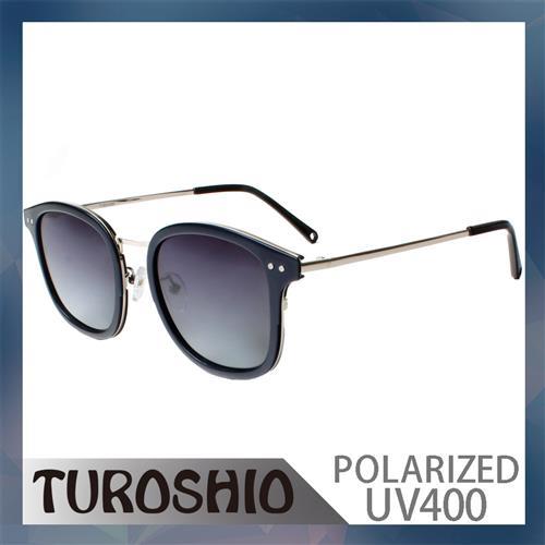 Turoshio TR90 偏光太陽眼鏡 H6185 C8 藍 贈鏡盒、拭鏡袋、多功能螺絲起子、偏光測試片