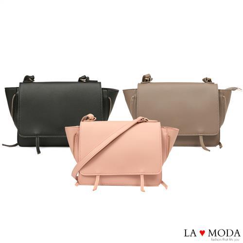 La Moda 熱銷百搭可變換包型肩背斜背郵差包(共3色)