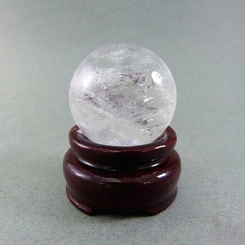 【寶峻晶石館】白水晶球 (直徑3.5-3.8cm)