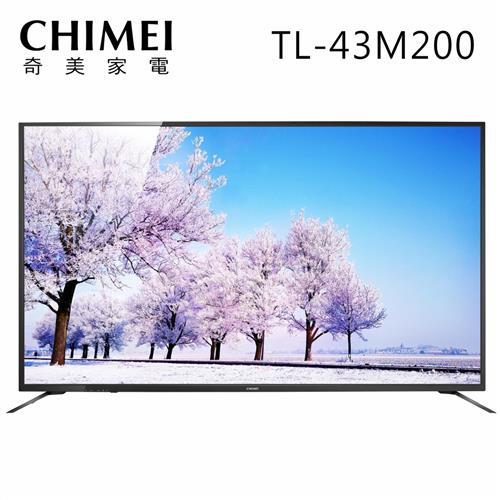 CHIMEI奇美 43吋4K HDR低藍光聯網液晶顯示器+視訊盒(TL-43M200)