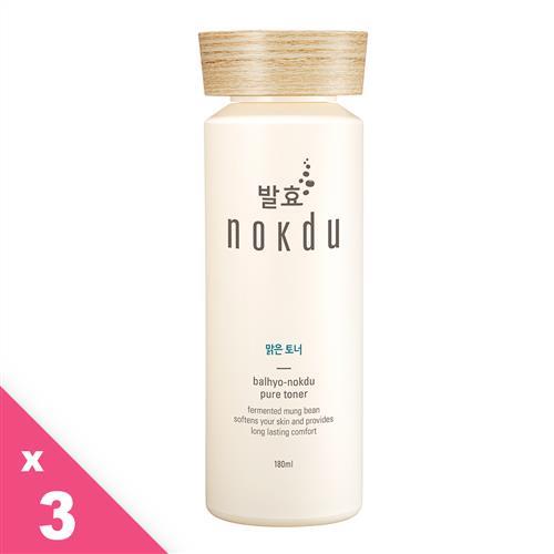 韓國Coreana nokdu發酵綠豆系列 保濕調理化妝水 180ml *3