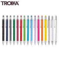 德國TROIKA五合一多功能原子筆工程筆PIP20系列(圓珠筆.觸控筆.起子.水平儀.比例尺規)工具筆隨身筆 CONSTRUCTION PEN