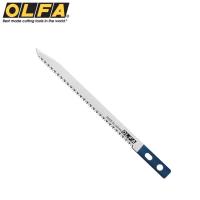 日本OLFA推拉兩用刀鋸片 美工刀鋸替刃SWB-5/1B(1枚;前端尖刀可切出鋸線開口;特殊排列的鋸齒專切割石膏板矽酸鈣板木材)適CS-5 217B