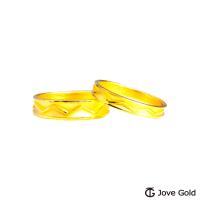 Jove gold 故事線黃金成對戒指